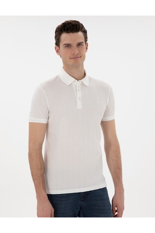 Pierre Cardin Erkek Beyaz Tişört 50302608-vr013 Beyaz