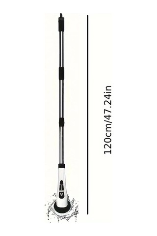 Xuweiwei Şarj Edilebilir 9in1 Elektrikli Temizleyici 9 Değiştirilebilir Fırça Başlı Uzatılabilir Ve Çıkarılabilir Sap Zemin Banyo Fayans Duş Temizliği
