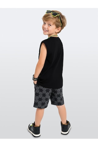 Denokids Out Of World Erkek Çocuk T-shirt Şort Takım Çok Renkli