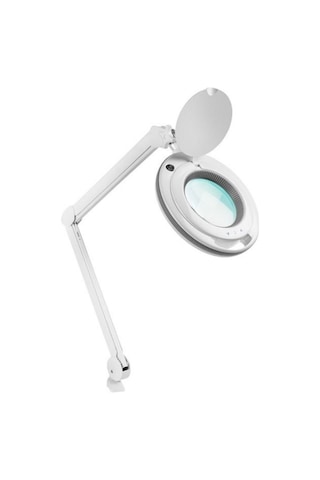 6017-8 Ayarlanabilir işık Seviyeli Masaüstü Büyüteç Lup (8x)