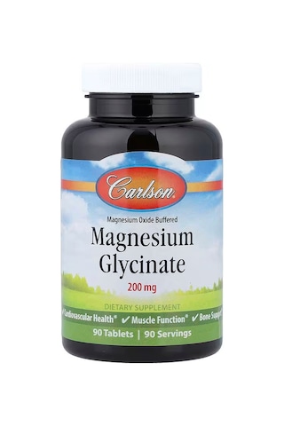 Carlson Magnesium Glycinate 200 Mg 90 Tablet