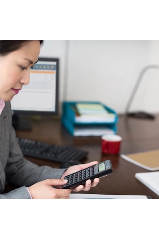 HP 10bII+ Finansal Hesap Makinesi Gri-Siyah