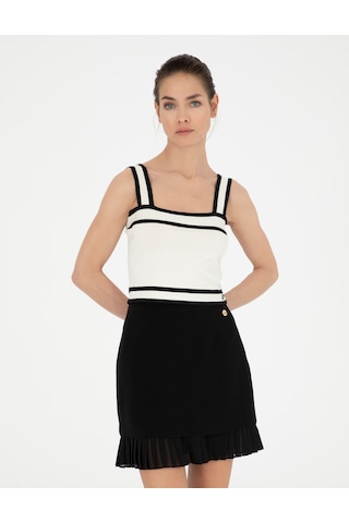 Pierre Cardin Kadın Beyaz Kazak /triko 50284233-vr013 Beyaz