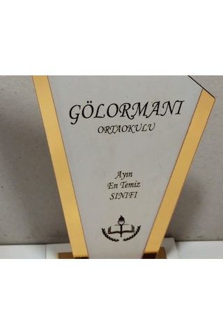 Okullar İçin En Temiz Sınıf-en Çalışkan Sınıf Hediyelik Plaket Çok Renkli