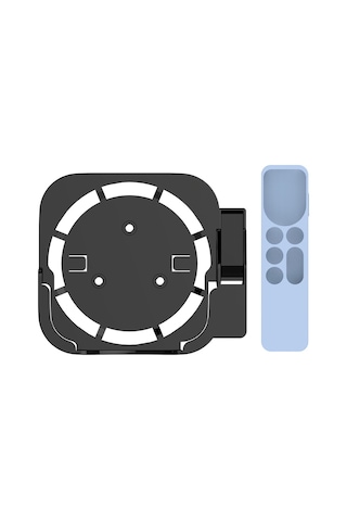Cbtx iOS TV2 / 3/4/5/6 Uyumlu Duvara Monte Monitör Standı + Kumanda Kılıfı Siyah - Mavi