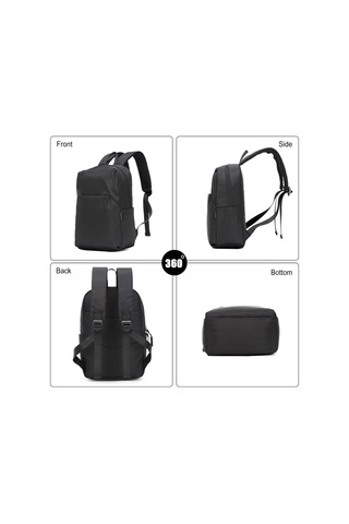 Sırt Çantası Erkek Okul Sırt Çantası Erkek Çocuk Ultra Hafif Siyah