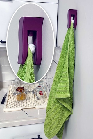 Yerçekimi İle Otomatik Kilitlenen Havlu Askısı Çok Renkli