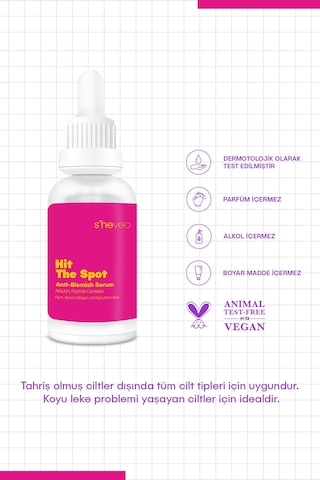 Hit The Spot Serum %100 Vegan Arbutin Ve Peptit Kompleksi ...