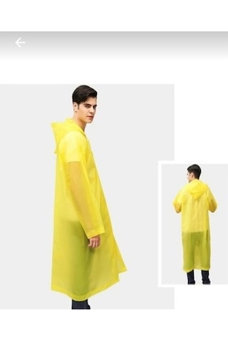 Marlux Eleven Market Raıncoat Eva Unisex Sarı Yağmurluk Sarı