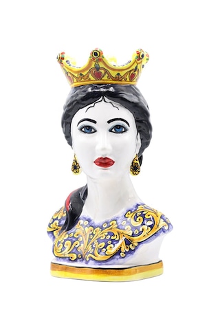 Moor Dekoratif Kraliçe Büst Heykel