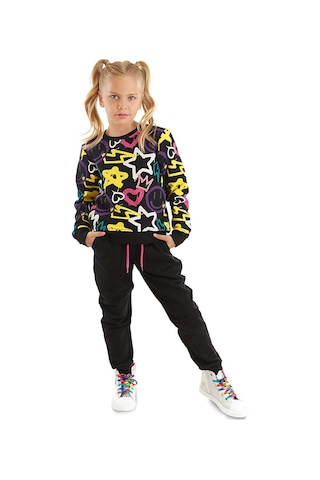 Denokids Mshb&g Street Style Kız Çocuk Eşofman Takım Çok Renkli