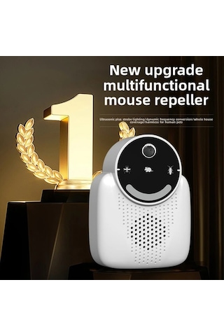 Xuweiwei Beyaz Usb Cok Fonksiyonlu Akilli Degisken Frekansli Elektronik Sessiz Ses Dalgasi Kedi Fare Cihazi