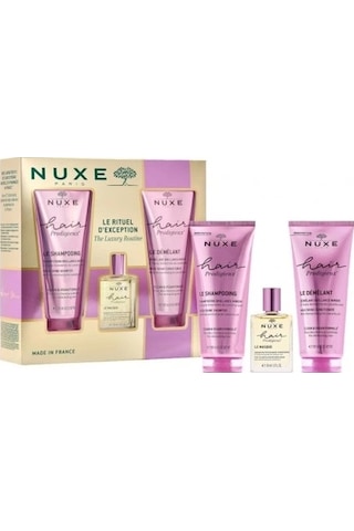 Nuxe Hair Prodigieux Şampuan 200 ML + Maske 30 ML + Saç Kremi 200 ML