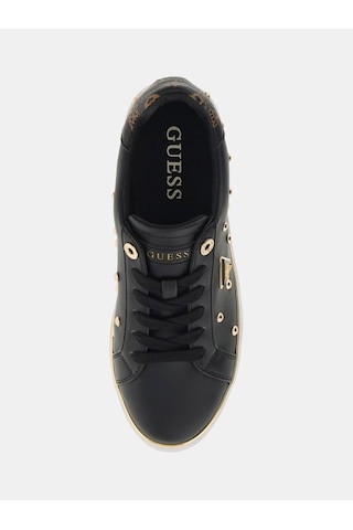 Guess Bonitah Studs Kadın Spor Ayakkabı Flpbonele12 Siyah