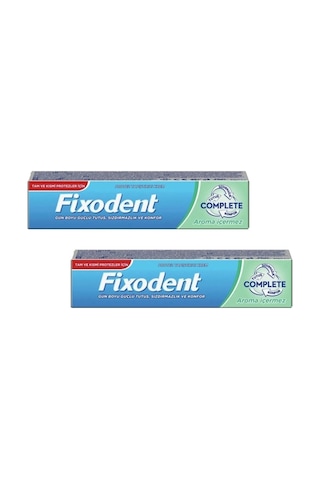 Fixodent Complete Diş Protez Yapıştırıcı Krem Aroması 2 x 47 G