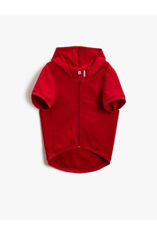 Koton Love Dog Kapüşonlu Sweatshirt Kırmızı 2wal10188ık Kırmızı