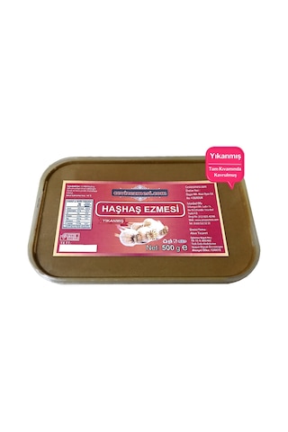 Haşhaş Ezmesi 500 G %100 Doğal