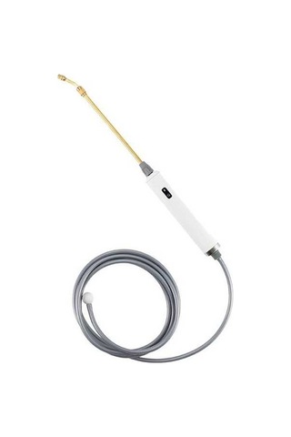 Besthome1 Paslanmaz Çelik Bahçe Hortumu Püskürtme Çubuğu: 2 Seviyeli Ayarlanabilir, Şarj Edilebilir, 9.8 Fit Hortum, Yedek Bakı