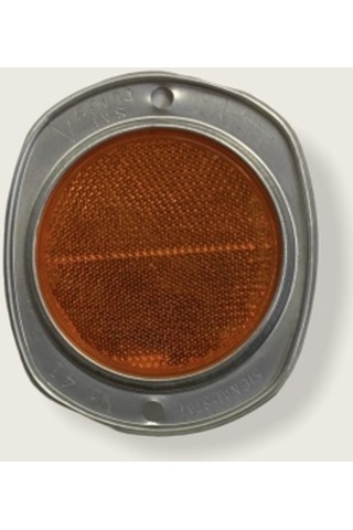 Sarı Vidalı Yuvarlak Metal İnce Kenar Reflektör Made In Usa Willy