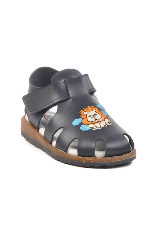 Lacivert Cırtlı Hafif Unisex Çocuk Sandalet 17373 B Lacivert
