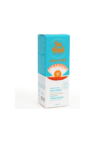 So Well Yüksek Koruyucu Güneş Kremi SPF50+ 100 ML