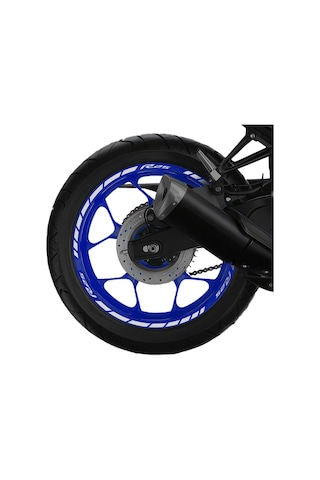 GP Kompozit Yamaha R25 2015-2024 Uyumlu Jant Şeridi Reflektif Gri