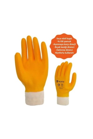 Würth Nitril Eldiven Sarı 10/xl