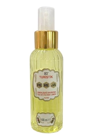 Pereja 80 Derece Turistik Limon Çiçeği Kolonyası Sprey Pet Şişe 100 ML