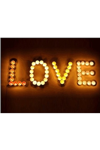 100 Lü Tea Light Mum Beyaz Tealight Mum