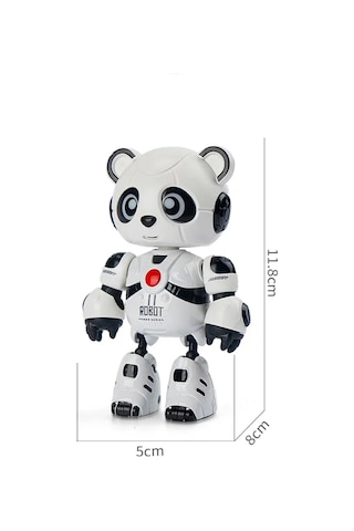 Sevimli Robot Panda Ilk Oyun Arkadaşım Sesli Işıklı Konuşan Ses T