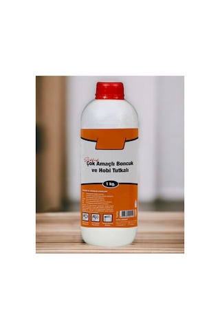 Şeffaf Çok Amaçlı Hobi Tutkalı 1 Kg Boncuk Keçe Kasnak Ahşap Yapıştırıcı