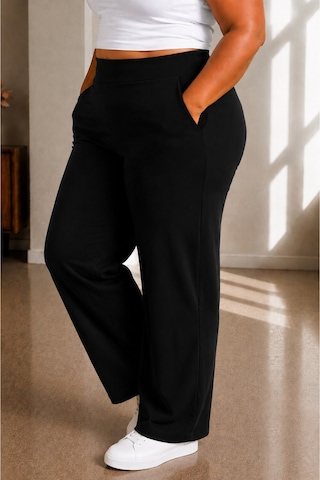 Sngl Tekstil Kadın Büyük Beden Pantolon S M L Xl 2xl 3xl 4xl 5xl 6xl 7xl 8xl 9xl Siyah
