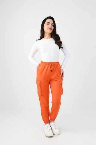 Koza Butik Kadın Kargo Cepli Pantolon 6193-23 001