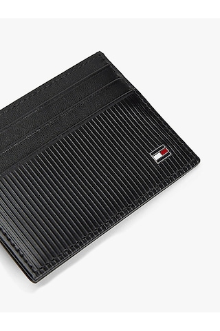 Tommy Hilfiger Th Flag Cc Holder Erkek Siyah Kartlık - Am0am13959