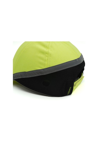 Darbe Emici Şapka Baret Kep Sarı - Reflektörlü 7004