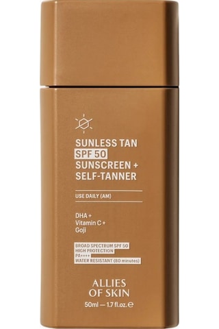 Allies Of Skin Allıes Of Skın Sunless Tan Spf 50 Güneş Kremi + Bronzlaştırıcı 50ml Güneş Krem Ve Losyonları