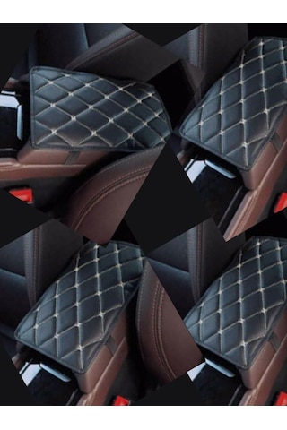 Hyundaı Accent Blue Uyumlu Araç,araba,oto Kolçak Minderi Beyaz