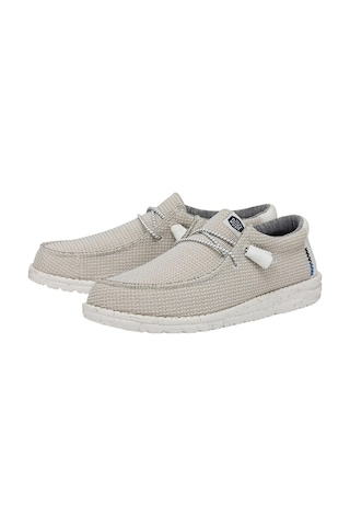 Whıte Sneaker Günlük Erkek Hd.40403 Hey Dude Wally Sport Mes Beyaz