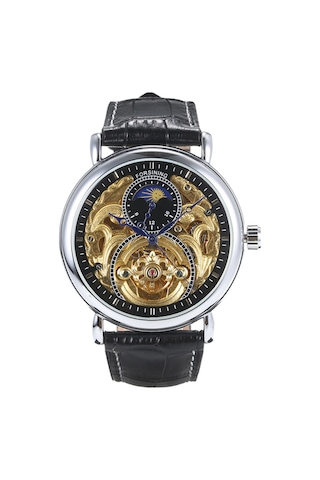 Erkek Moda Lüks Hollow Saat Klasik Charm Otomatik Mekanik Kol Saati 5 Diğer