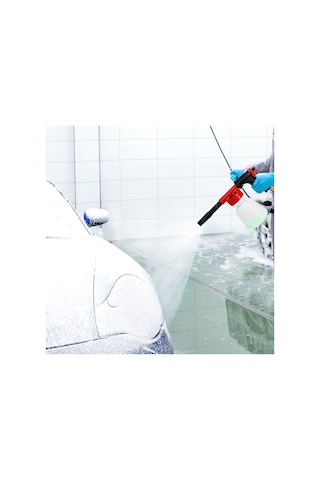 Yifomall 1l Geniş Kapsamlı Köpük Spritzi, 0-5 Ayarlı Dilüsyon Kontrolü, Üniversal Bağlantılar, Çelik Ve Mühendislik Plastik Malzeme, Araba, Bahçe, Cam Temizliği Siyah