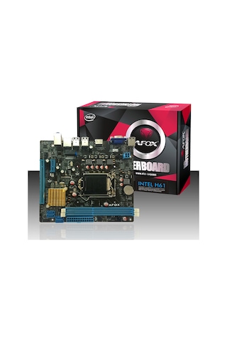 Afox H61-MA Intel H61 1333 MHz DDR3 Soket 1155 mATX Anakart