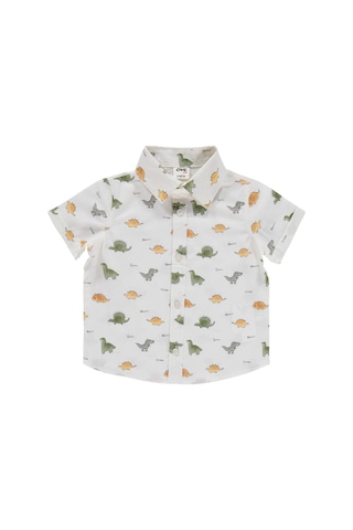 Civil Baby Dinozor Baskılı 6-18 Ay Takım - Haki