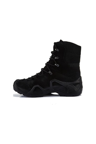 Vogel 1490 Fermuarsız Siyah Arazi Outdoor Trekking Askeri Botu 4 Mevsim Siyah