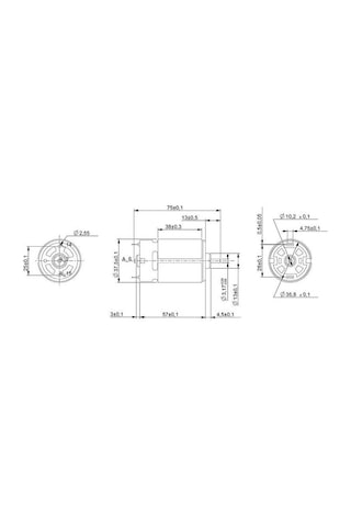Rs-550 18 Volt Yüksek Tork Dc Şarjlı Matkap Motoru Hrs550s