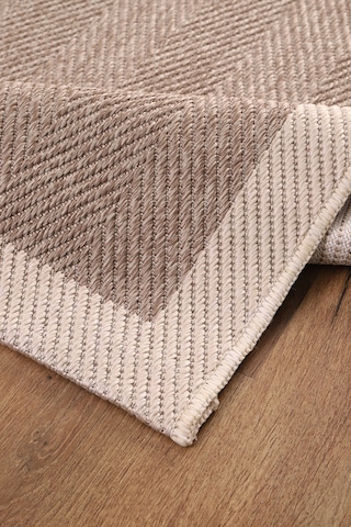 Elit Premium Sisal Jut Halı 1405 Hav Ve Toz Yapmaz Bordürlü Halı Bej-krem Bej - Krem