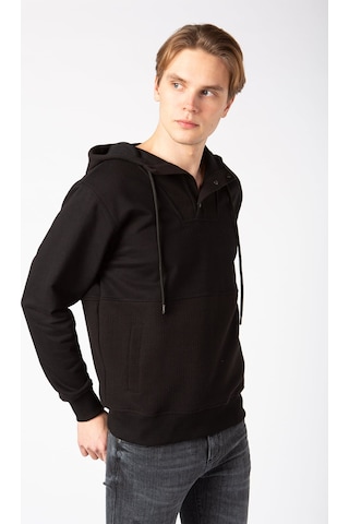 Vigoss Erkek Kapşonlu Sweatshırt 62136-30034 SIYAH