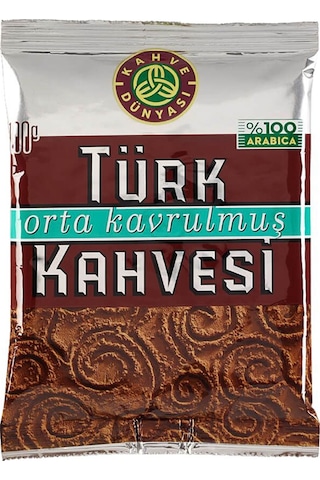 Kahve Dünyası Orta Kavrulmuş Türk Kahvesi 10 X 100 G