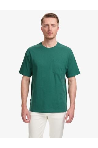 Pierre Cardin Erkek Koyu Yeşil Tişört Basic 50325300-vr079
