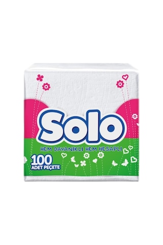 Solo Süper Peçete 100'lü 9 Paket