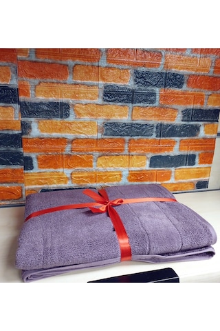 Özdilek Svv Border Kalın ve Süper Emici Yeni Seri Banyo Havlusu 76x147 - Orchid Orkide Lilası Lila